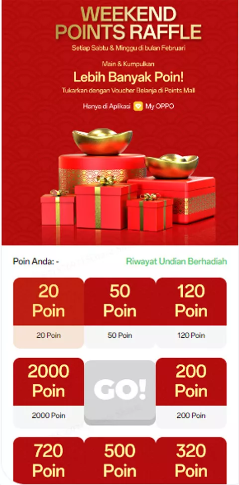 Weekend Points Raffle